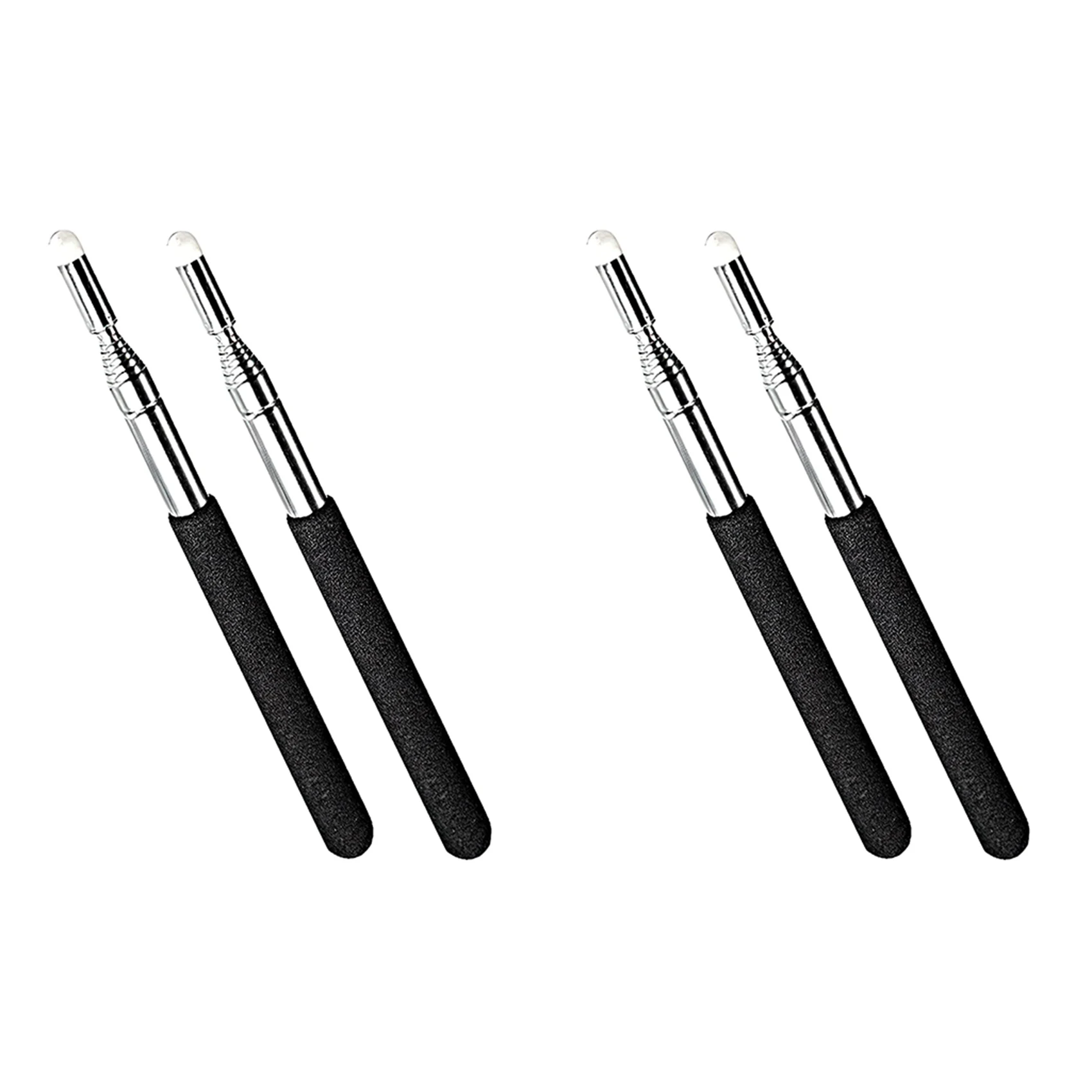 B50B-4 Pack Telescopic Teachers Pointer Teaching Pointer Hand Pointer Classroom Whiteboard Pointer Handheld Presenter
