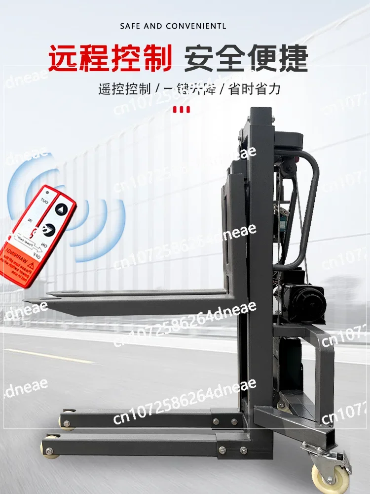 

Mini Electric Handling Small Forklift Truck-mounted Forklift Portable Electric Forklift Easy Lifting Loading and Loading Artifac