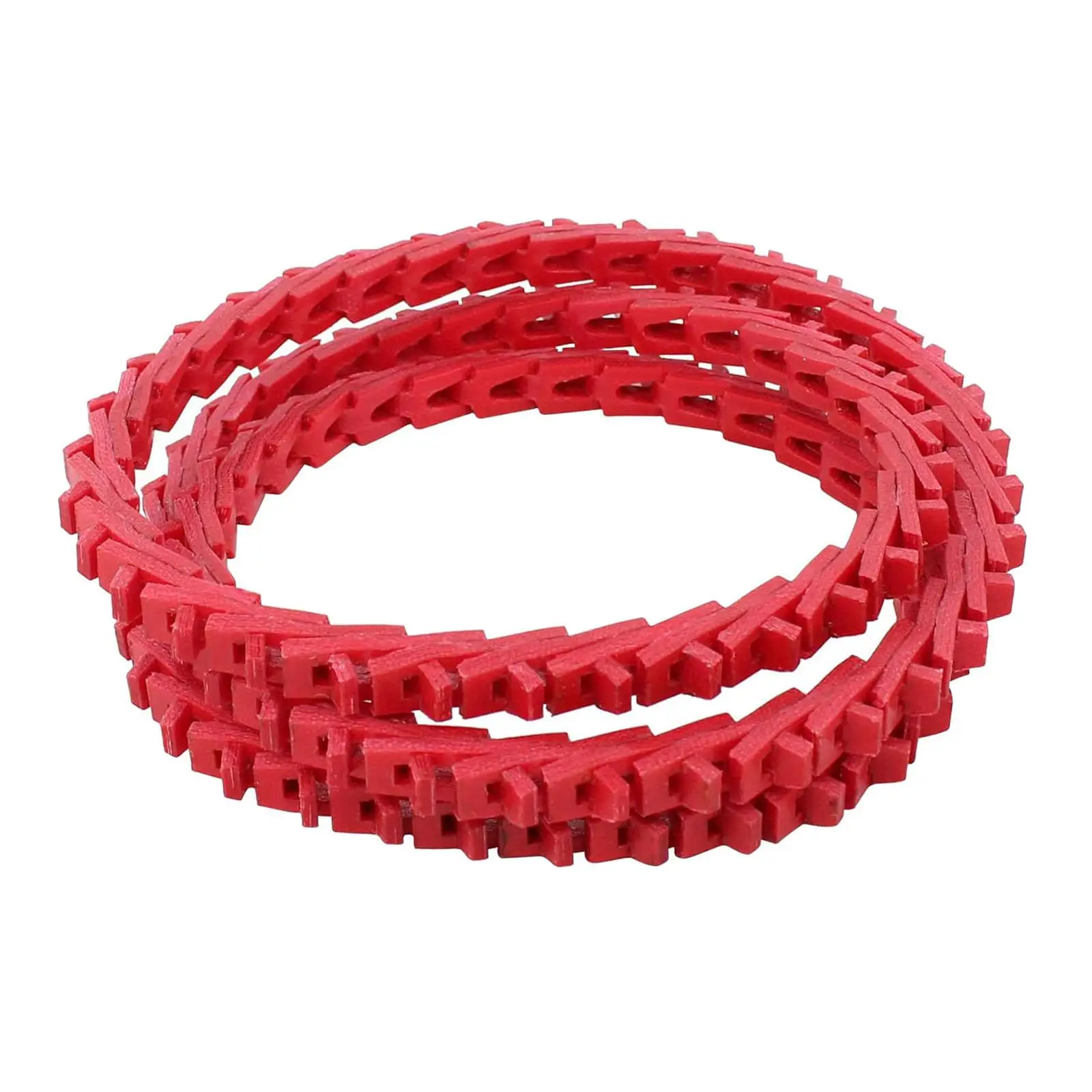 Polyurethane Adjustable Link V Belt 1.5m Red Machine Transmission Belt for Woodworking Agricultural Tractor Starter
