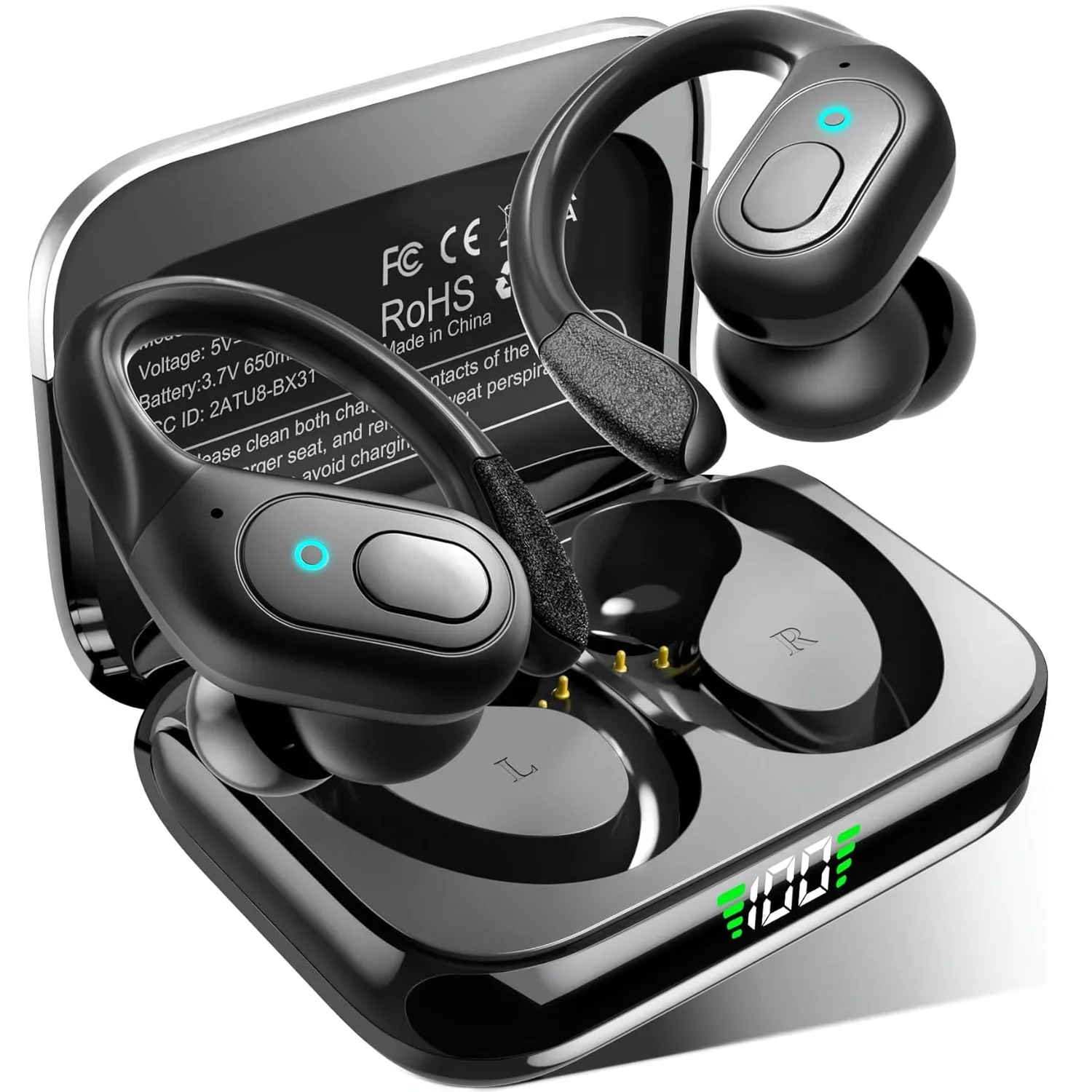 

BX31 TWS Wireless Headphones Noise Cancelling Gaming Earphone Bluetooth 5.3 HIFI Sport Earbuds Music Headsets For Android iPhone