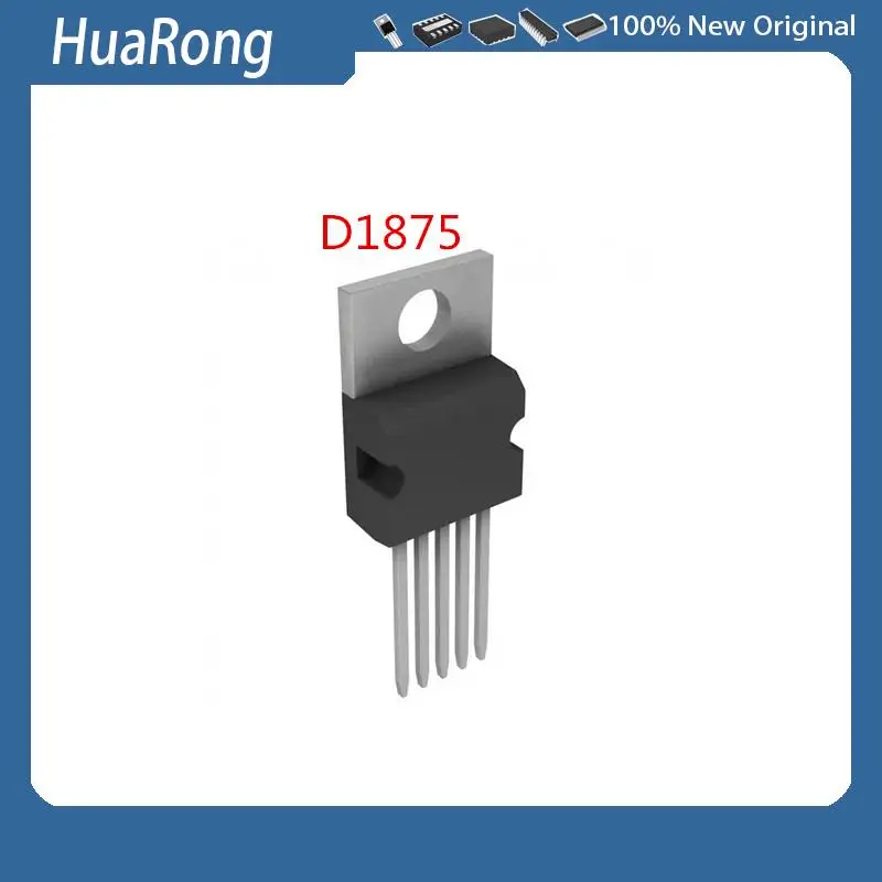 10PCS/LOT     D1875   CD1875   CD1875CZ    TO-220-5    AOE  RD9FE  D965  5A/42V NPN   TO-126