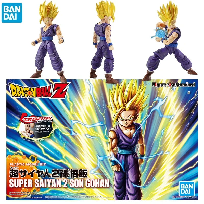 

Original BANDAI Figure-rise Anime Figure Dragon Ball Z Son Gohan Super Saiyan 2 Assembly Model Action Figure Toys for Children