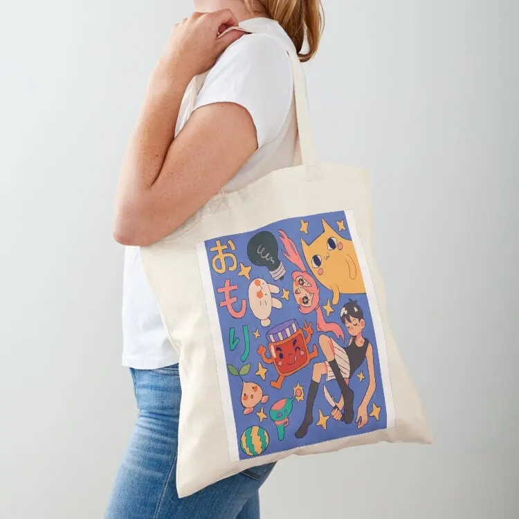 

OMORI Tote Bag Fabric bag canvas shopping bag Women's shopping tote bags aesthetic