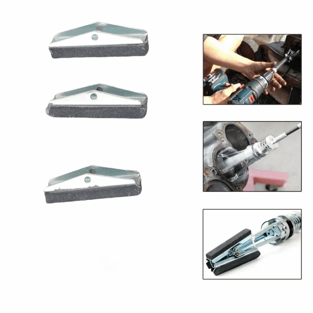 3PCS 1-1/8Inch & 2Inch Cylinder Hone Stone Metal & Grinding Stone Heavy Duty Engine Cylinder Grinding Stone