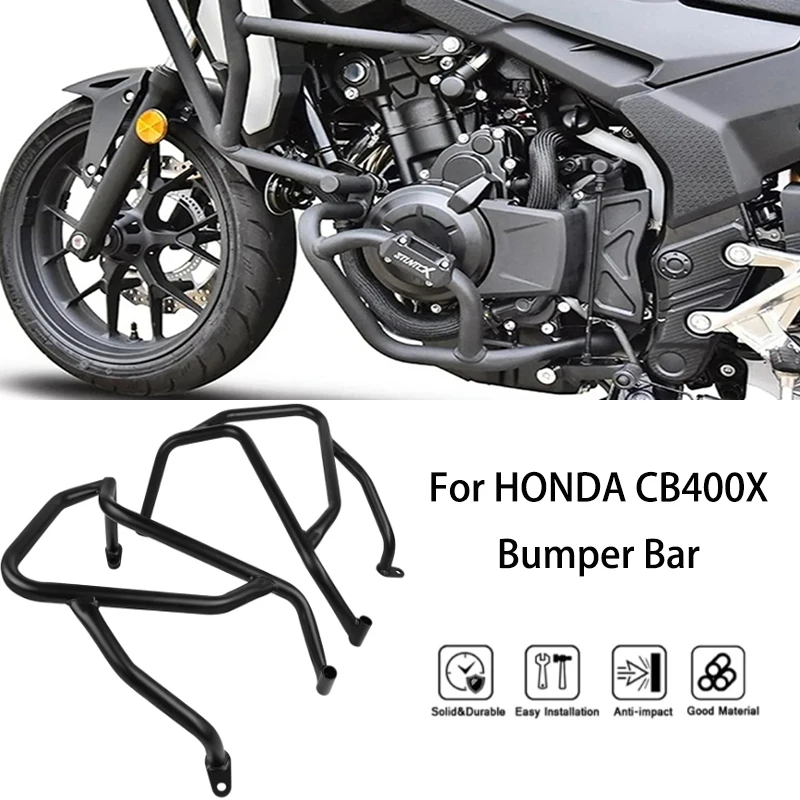 

MTKRACING For HONDA CB400X 2021-2024 Engine Bumper Guard Frash Stunt Cage Crash Bar Engine Frame Protector