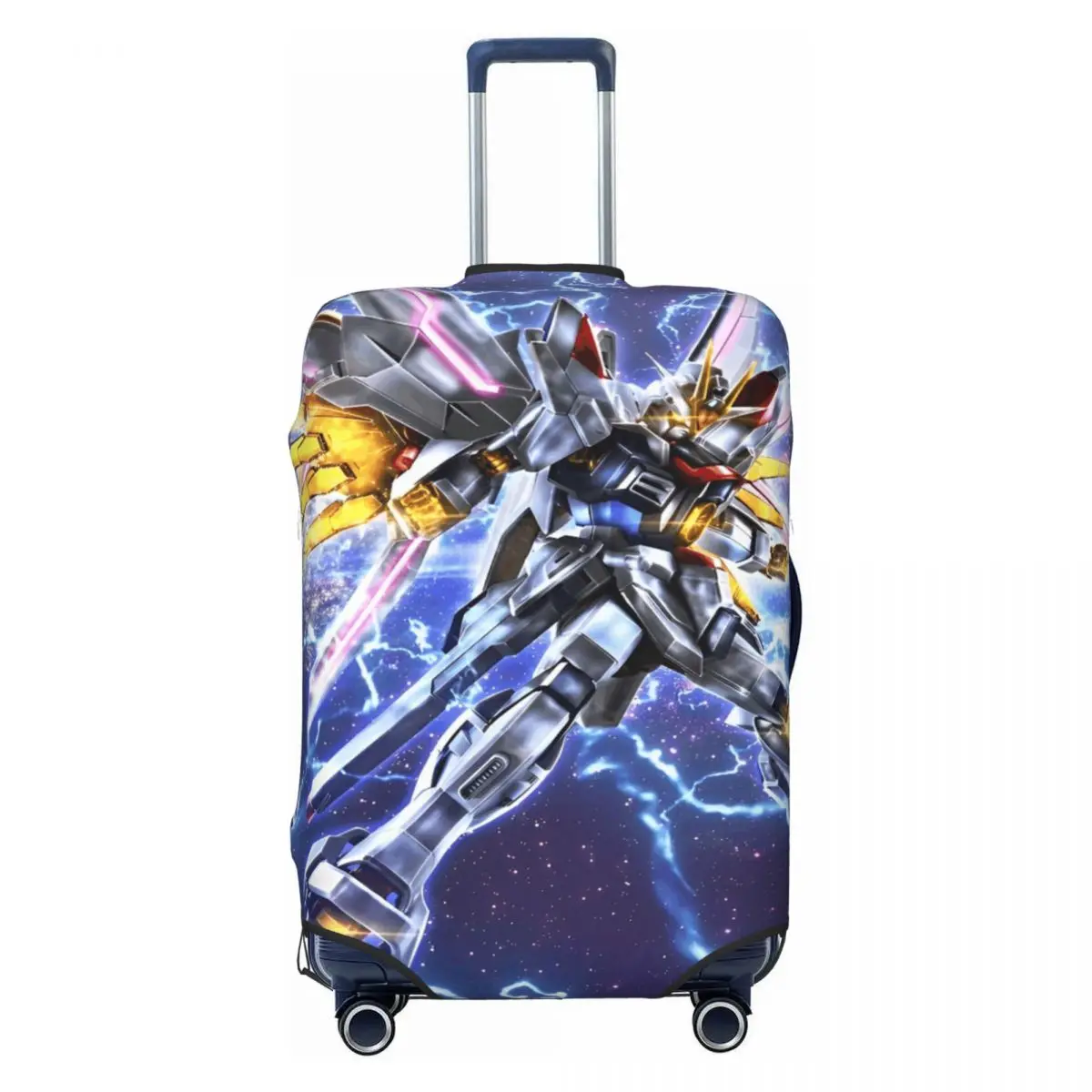 Mobile Suit Gundam 0079 Suitcase Cover Useful Travel Protector Luggage Case Holiday