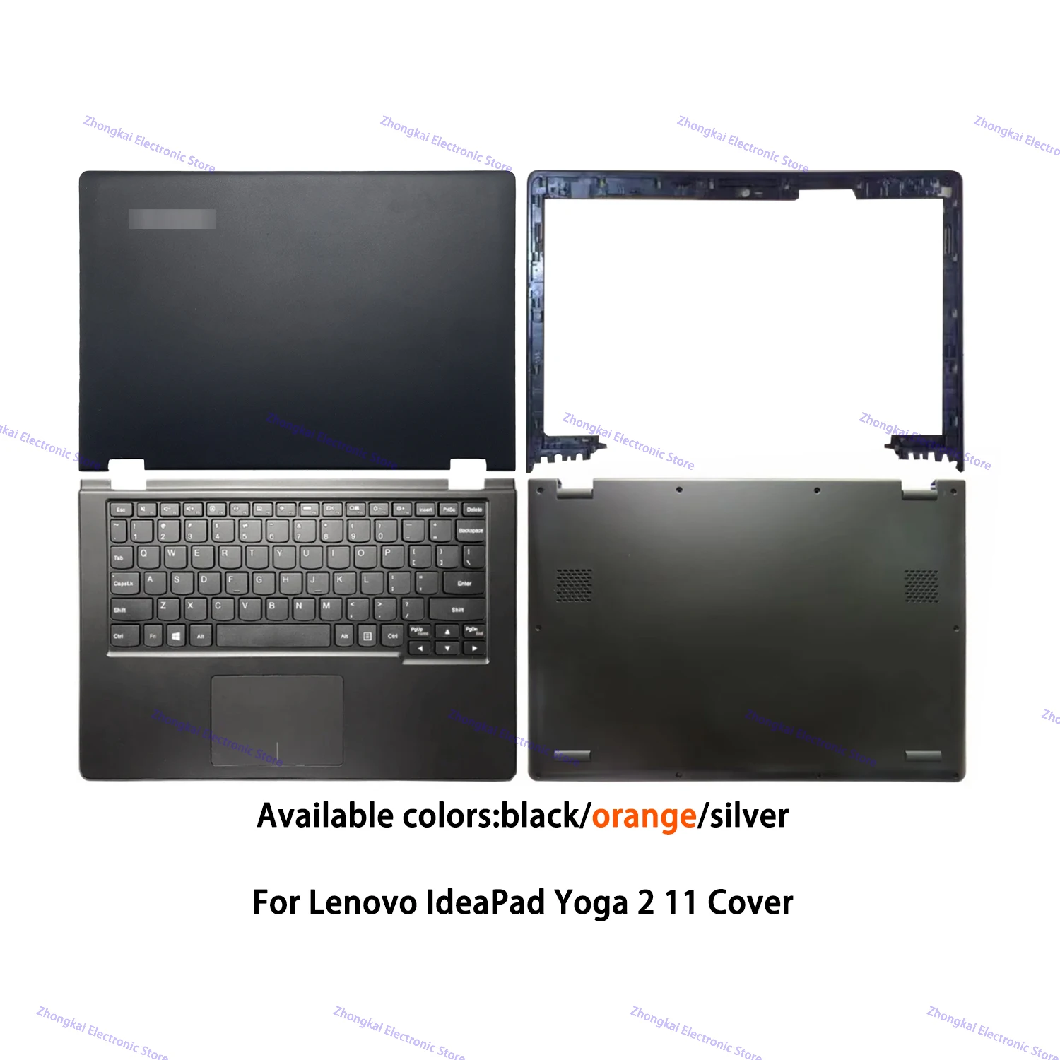 

Новый оригинальный ЖК-чехол для ноутбука Lenovo IdeaPad Yoga 2 11/безель/Упор для рук/нижняя базовая крышка AM0T5000320 AM0T5000310