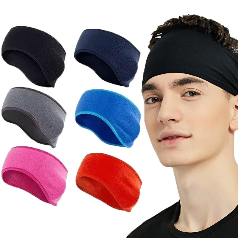 

Winter Warmer Headband Ear Cover Head Scarf Multifunctional Cycling Sweatband Women Men Universal Warm Soft Elastic Hair Bands