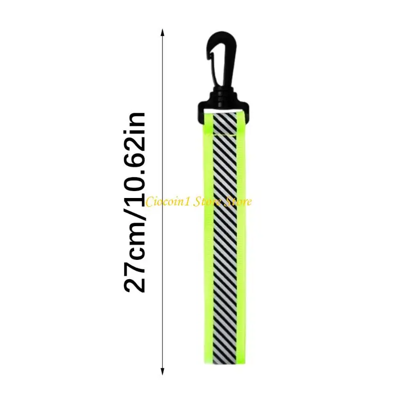 A3PC Multifunctional Safety Strap Pendant With High Reflective Surfaces For Cycling Gear Hiking Equipment Night Security