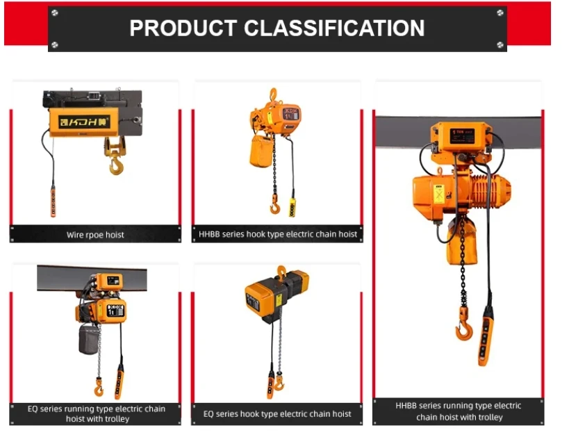 Customizable  2 T Capacity Electric Chain Hoist with Pendant Control IP54 Protection Lifting Machine for Warehouse & Logistics
