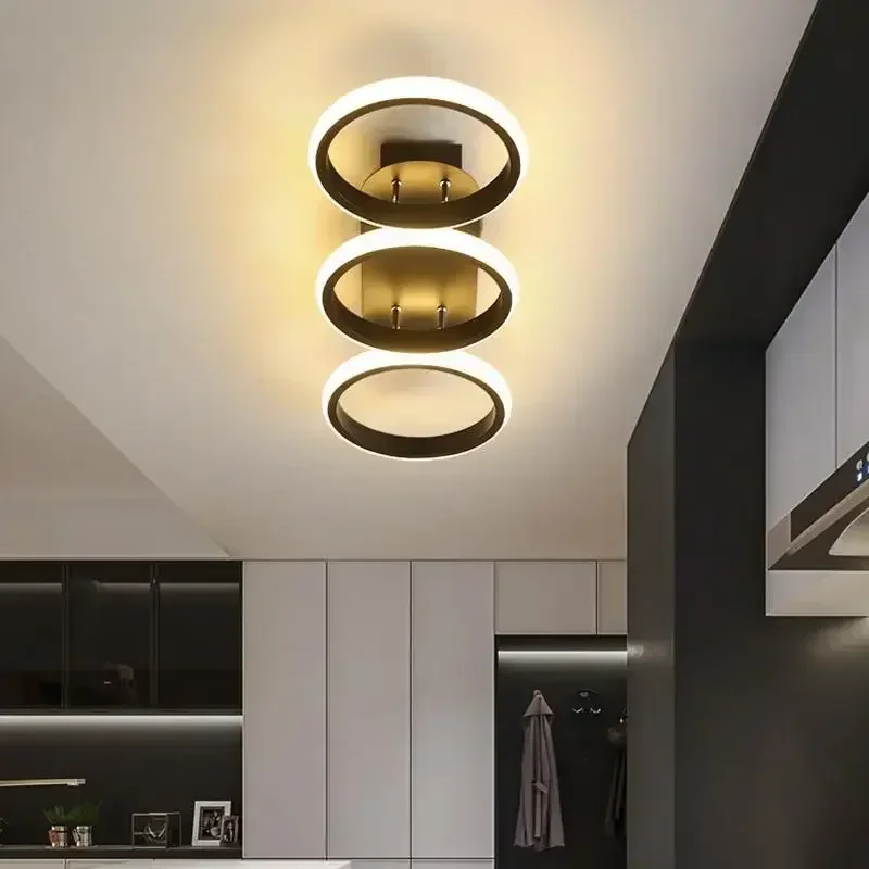 Plafonnier LED au Design Moderne, Luminaire Décoratif d'Nik, Idéal pour un Couloir, une Chambre à Coucher, un Salon ou une Salle à Manger