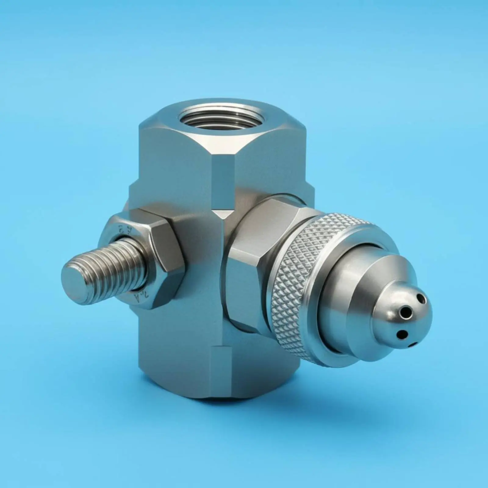 Air-Mist Mist Nozzle Humidifying Air Atomizing Nozzle Industrial Hardware Low Pressure Dust Suppression for Humidification view 6
