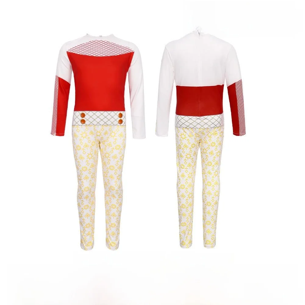 Kostum Cosplay Zombies5 Zombie High 4 Halloween Roleplay Seri TV Amerika Set Panggung Jumpsuit Pakaian Tradisional Wanita