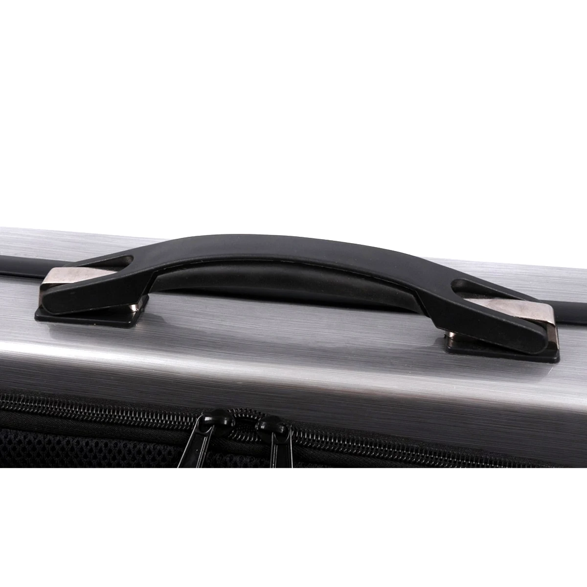 New Violin Case 4/4 Full Size Violin Box Carbon Fiber Hard Shell Cases Music Bag Silver Oblong Case #US