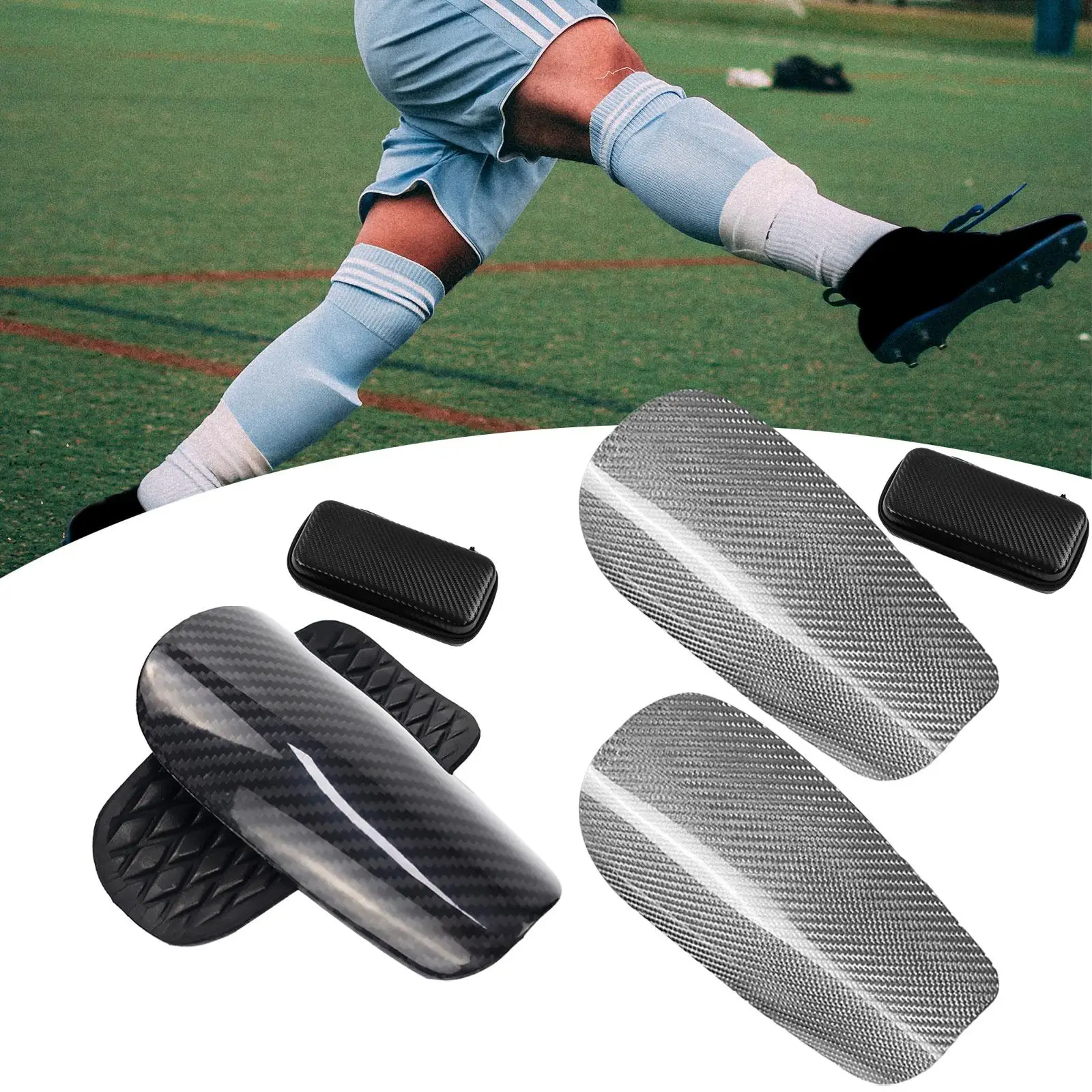 

2 Football Tibias, Tibia protection, accessories, light football equipment,