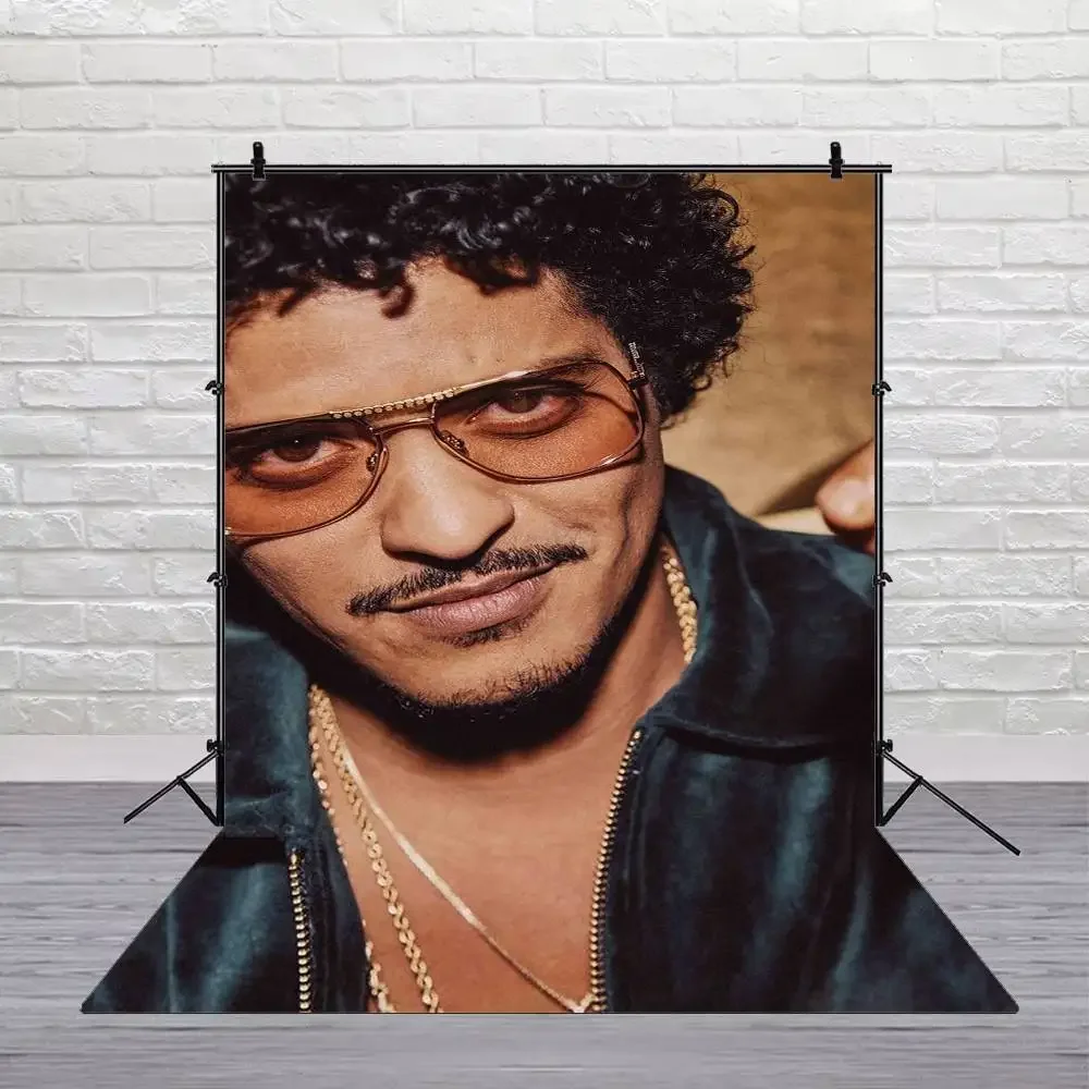 بارد B-برونو المريخ الديكور خلفية التصوير نسيج غرفة نوم غرفة المعيشة الديكور اطلاق النار خلفية القماش العلم