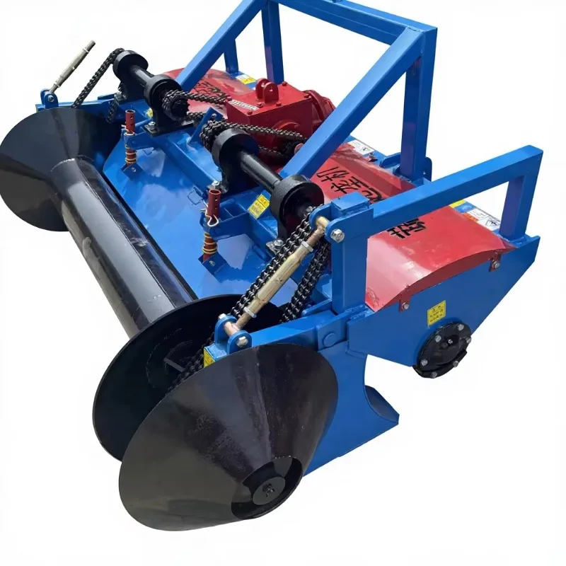New Condition Strawberry Planting Ridging Machine Walking Tractor Driven Ditching Ridge Machine with Different Shape Farm Use