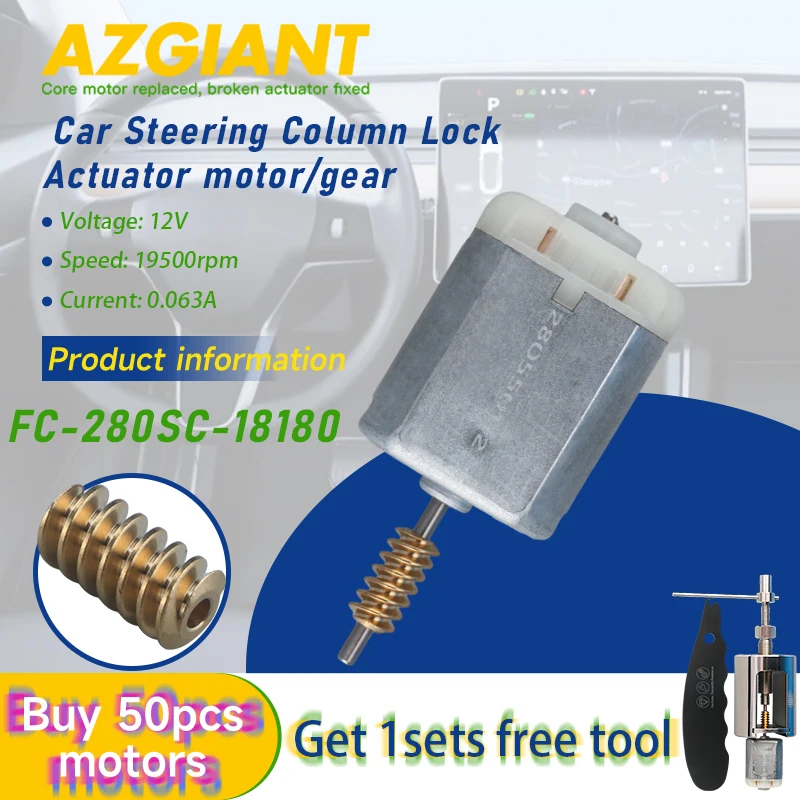 

AZGIANT Steering Column Lock motor FC-280SC Worm Tools for Toyota Voxy Esquire Corolla Cross Prius Plus Auto Replacement Parts