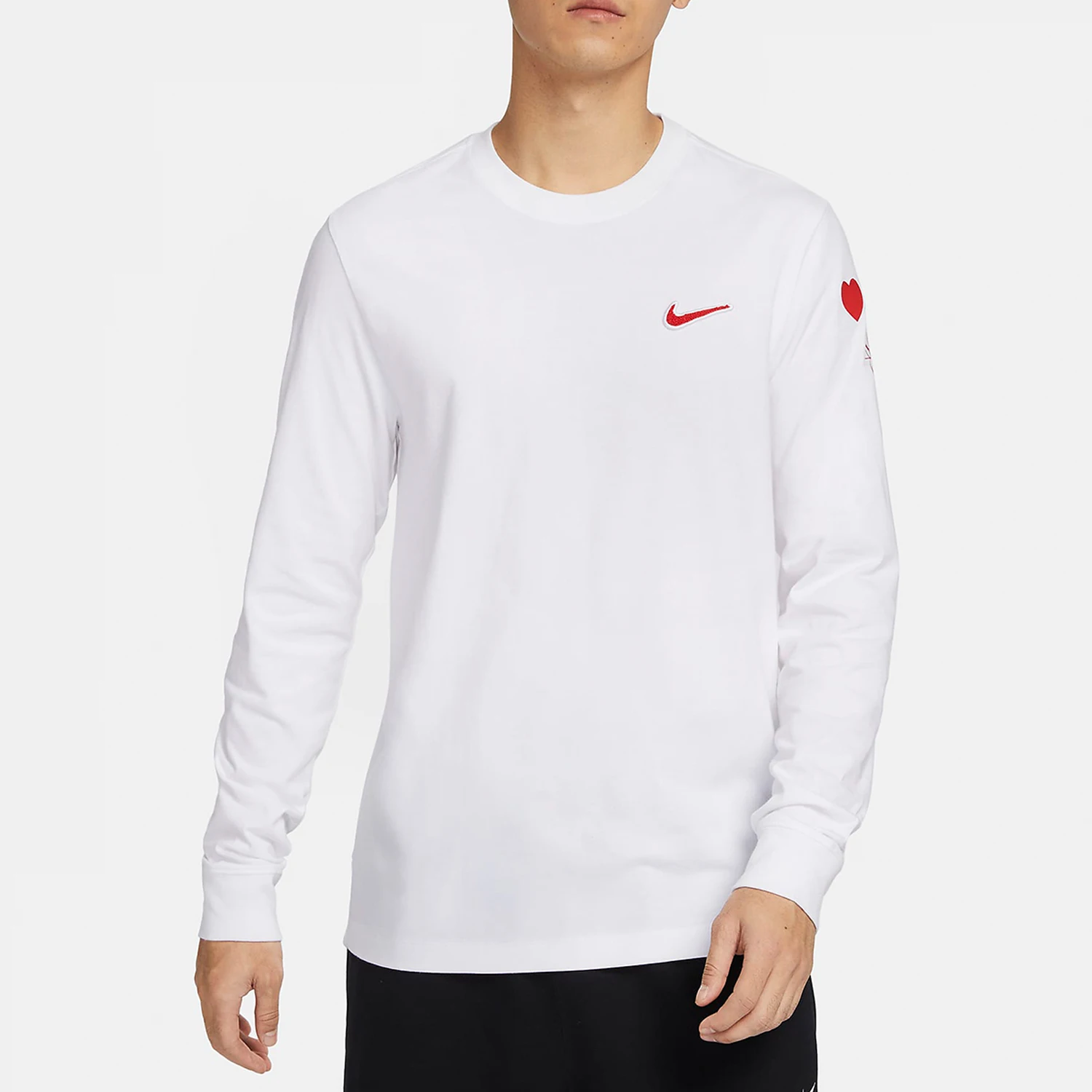 

Nike genuine Sportswear Men's Simple Casual Long Sleeve T-shirt FV3994-100