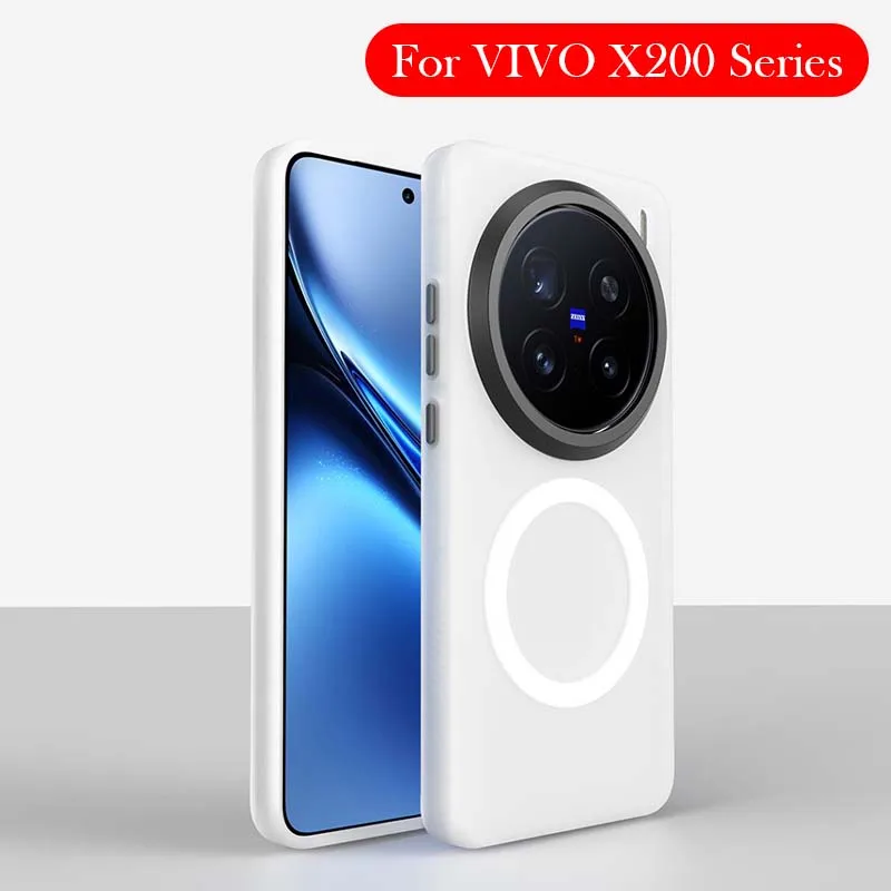 Shockproof Magnetic Phone Case For Vivo X200 Ultra Pro Mini Matte Cover