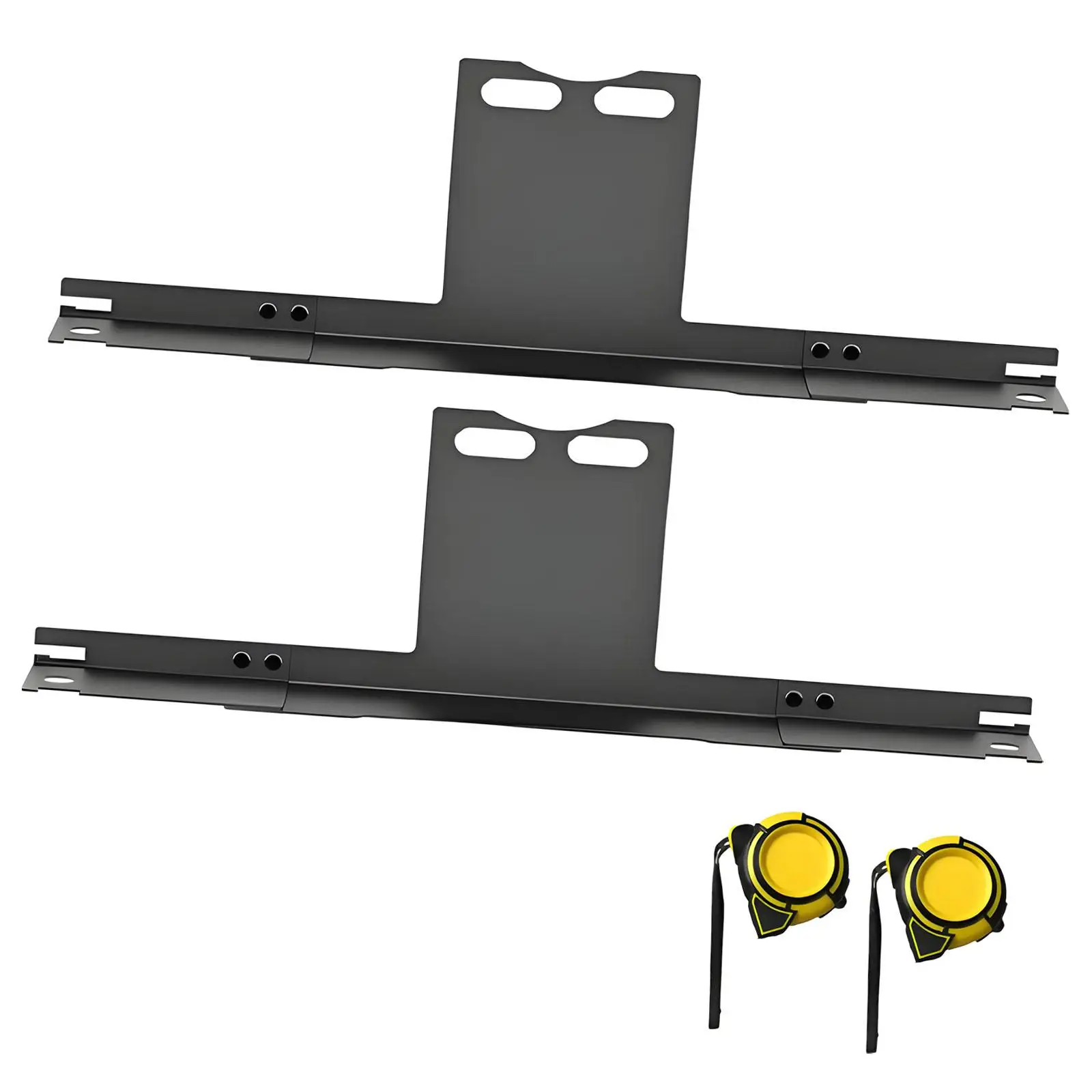 2Pcs Wheel Alignment Tool, with Tape Measures, Heavy Duty Toe Alignment Plate Tool