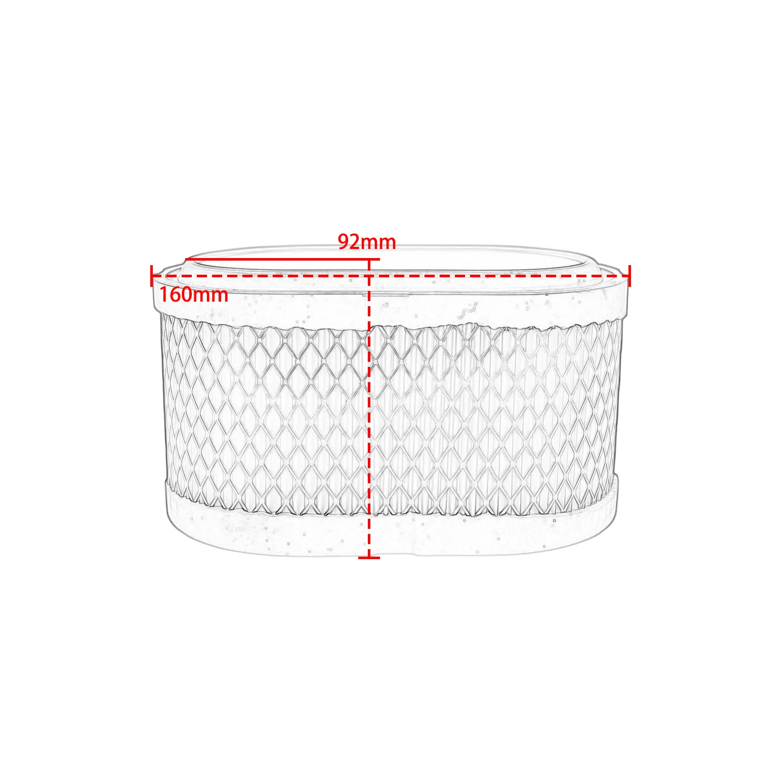 For Polaris Sport 400 1998 1999 Sport 400L 1997 1998 1999 Air Filter Accessories Moto Air Element Filter intake filter element 6