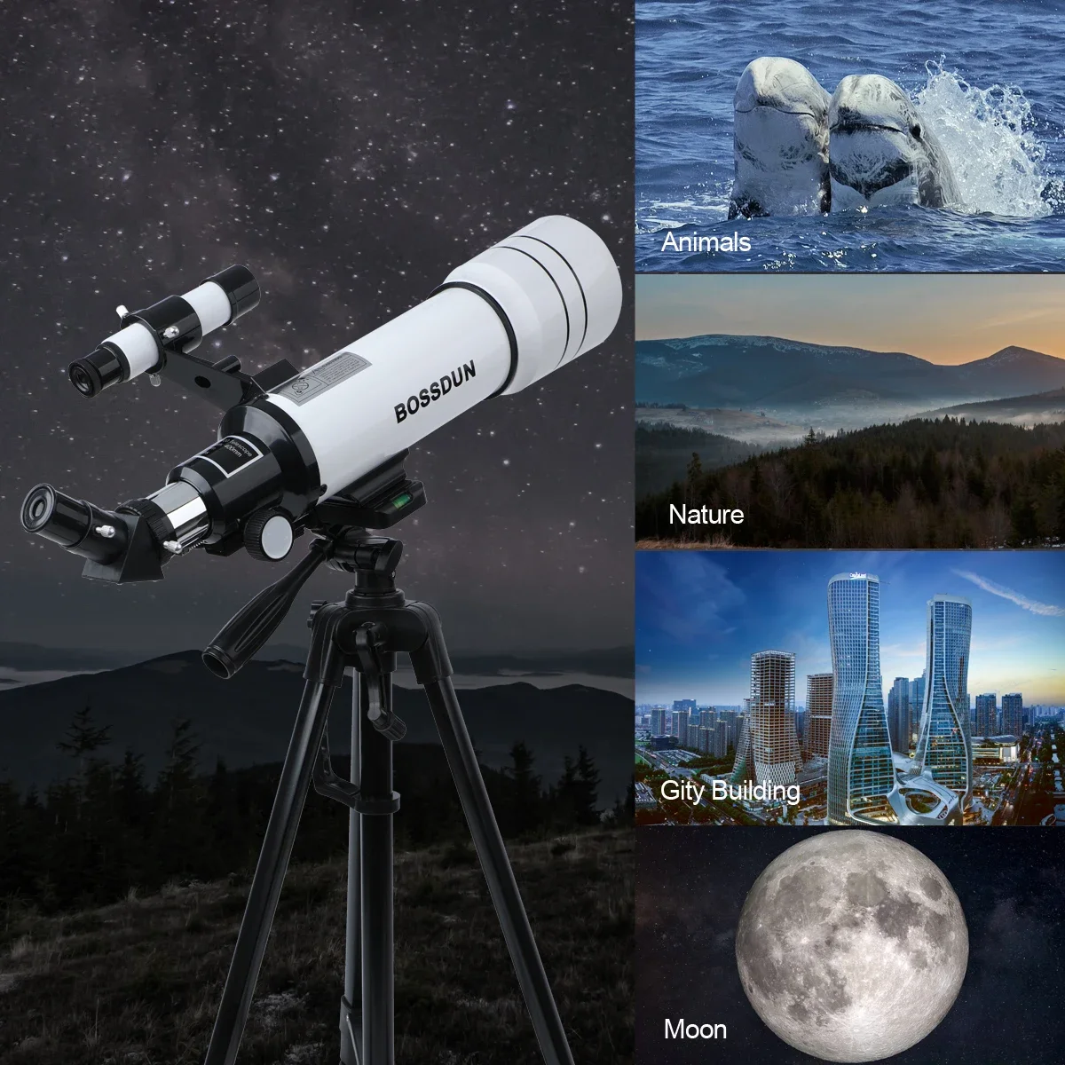 Professional Astronomical Telescope 333X For Kids To View Universe Moon Stars Night Vision HD Deep Space Monocular Best Gift