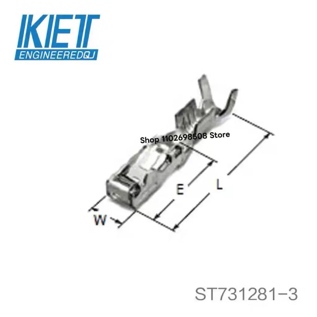 10PCS  ST731281-3 KET Crimping Terminal cable gauge 2 mm²,3 mm² in stock