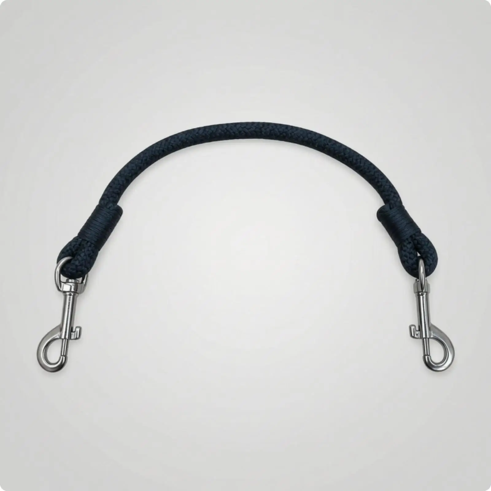 Equestrian Rope Lock 45cm Nylon Horse Lead Rope with Dual Snap Hooks Stable Control Tack for Horse Training
