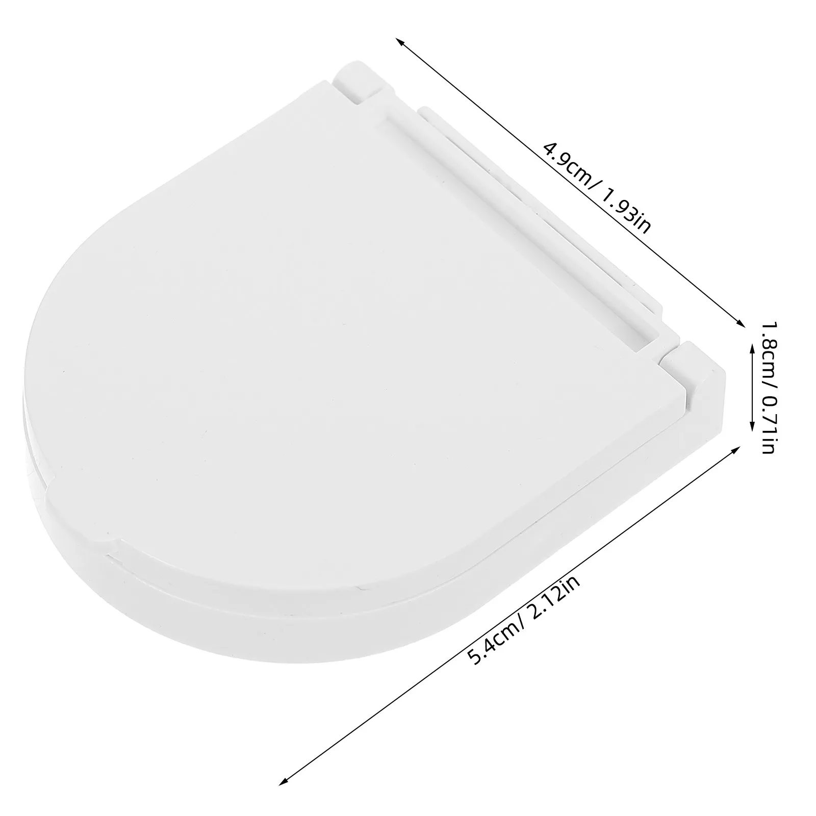 4Pack Transparent Hinged Button Cover Self Adhesive Switch Protector for Emergency Stop Control Panels Hospital Lab Factory Home