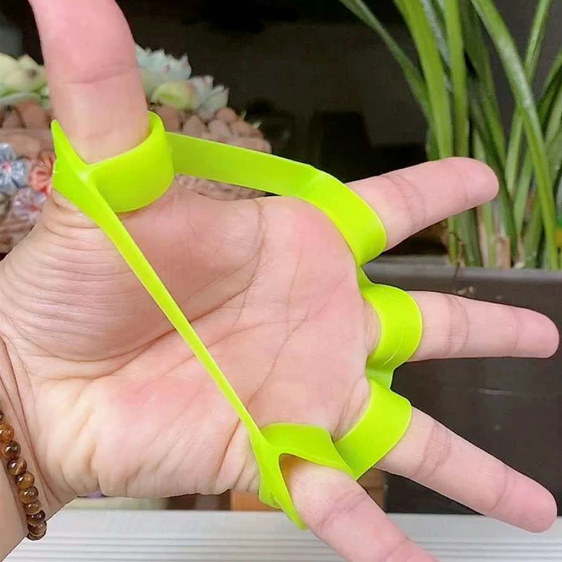 3PCS Hand Grip Strengthener Finger Exerciser Improve Flexibility Relaxing Exercises Physical Therapy Best Gifts Kids & Adults