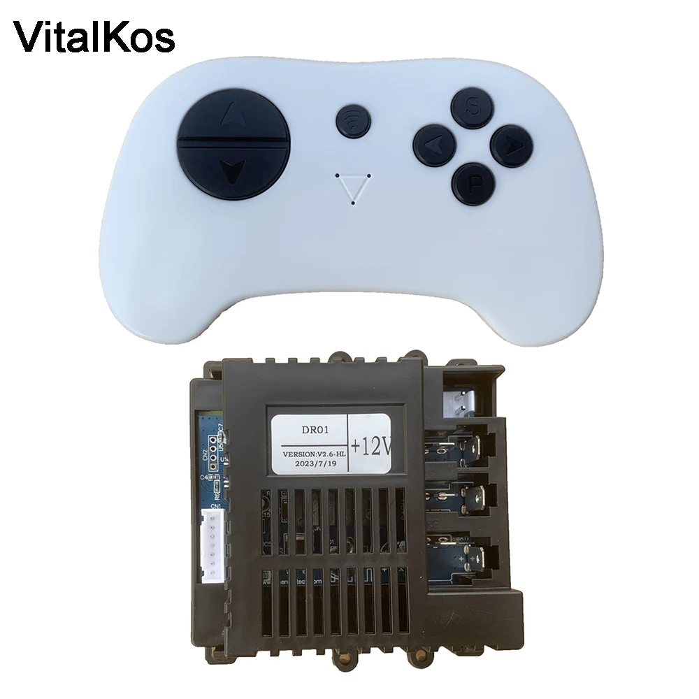 VitalKos DR01 V2.6-HL 12V Harley bellae controller per veicoli elettrici per bambini ZM toy car remote (opzionale) ricevitore per auto per bambini