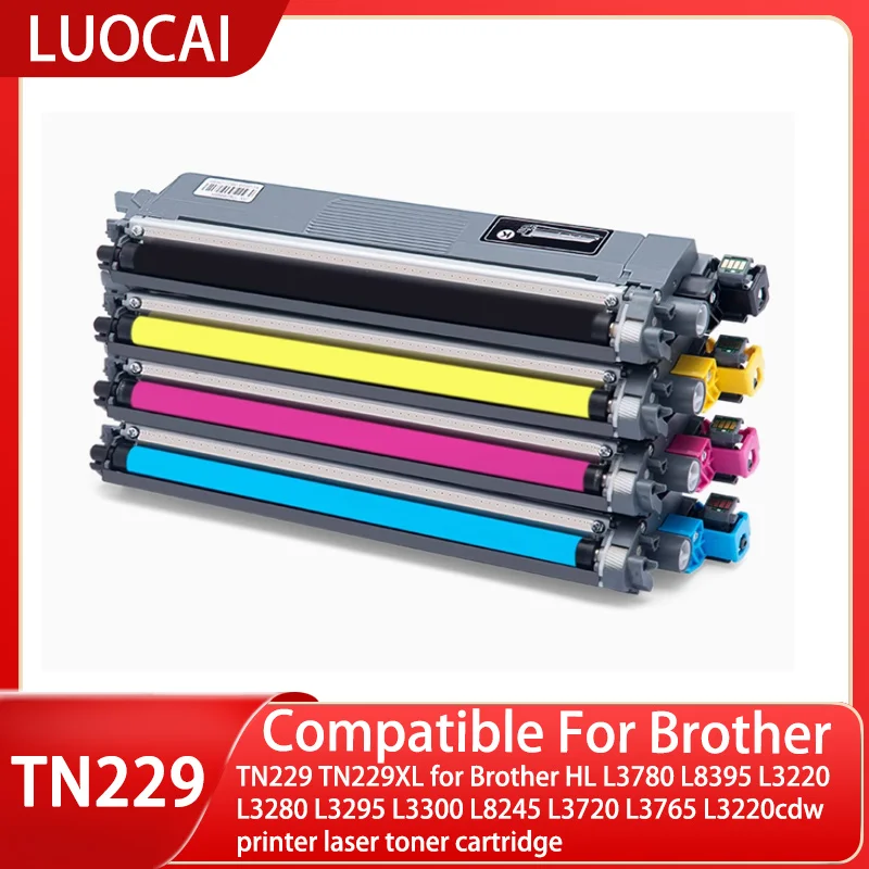 TN229 TN229XL for Brother HL L3780 L8395 L3220 L3280 L3295 L3300 L8245 L3720 L3765 L3220cdw printer laser toner cartridge