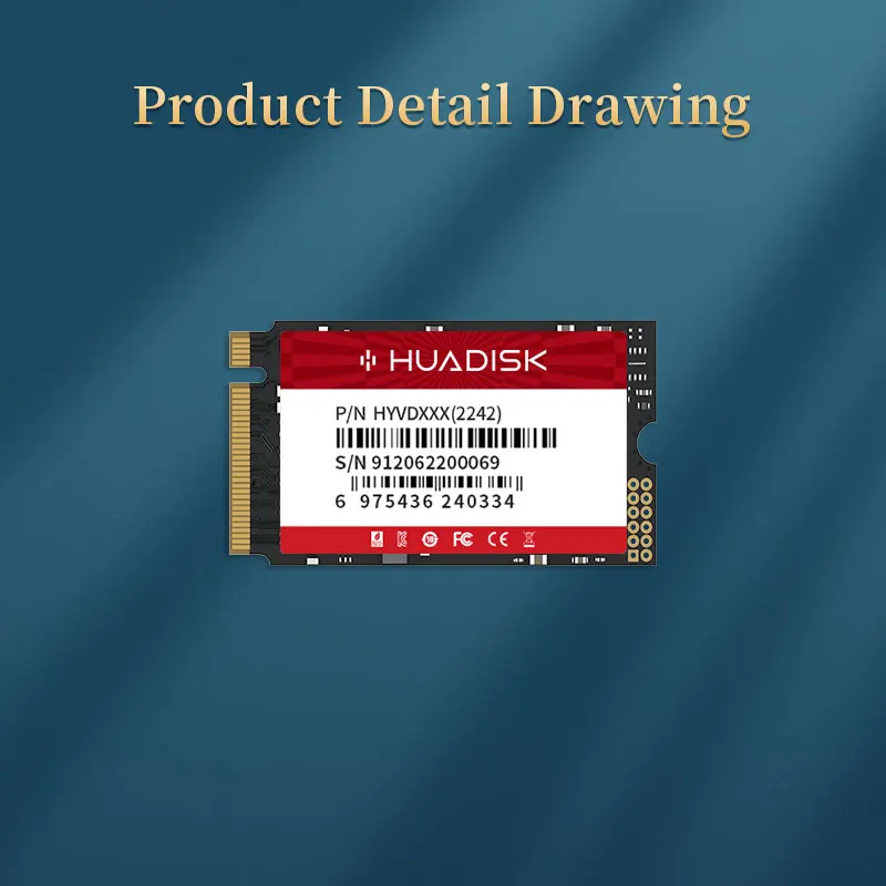 1TB NVMe M.2 SSD 2242 PCIe 3.0 for Laptop
