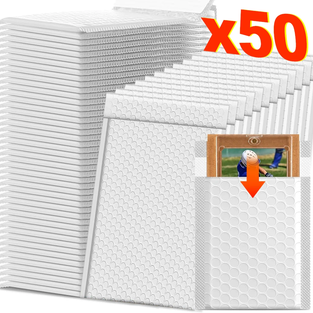 10-50Pcs Bubble Mailers Multi-size Thick Padded Envelopes Adhesive Business Mailing Packages Adhesive Waterproof Shipping Bags