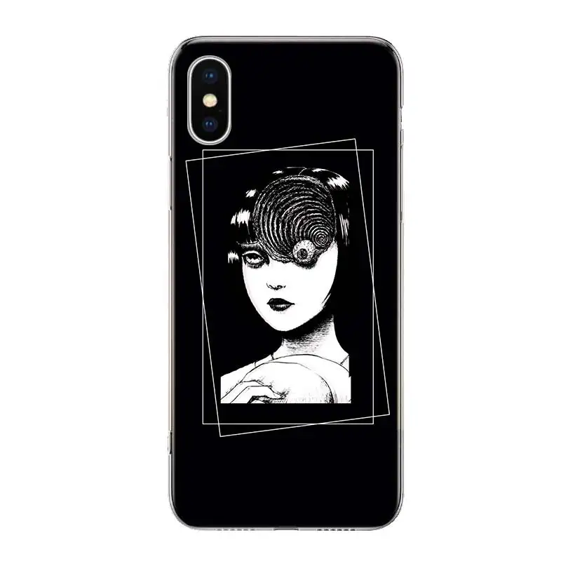 Japanese horror comic Tomie Phone Case For iPhone 16 15 14 Plus 12 13 Mini 11 Pro Max X Xs  8 7 SE + Soft Fundas Coque Shell Cov