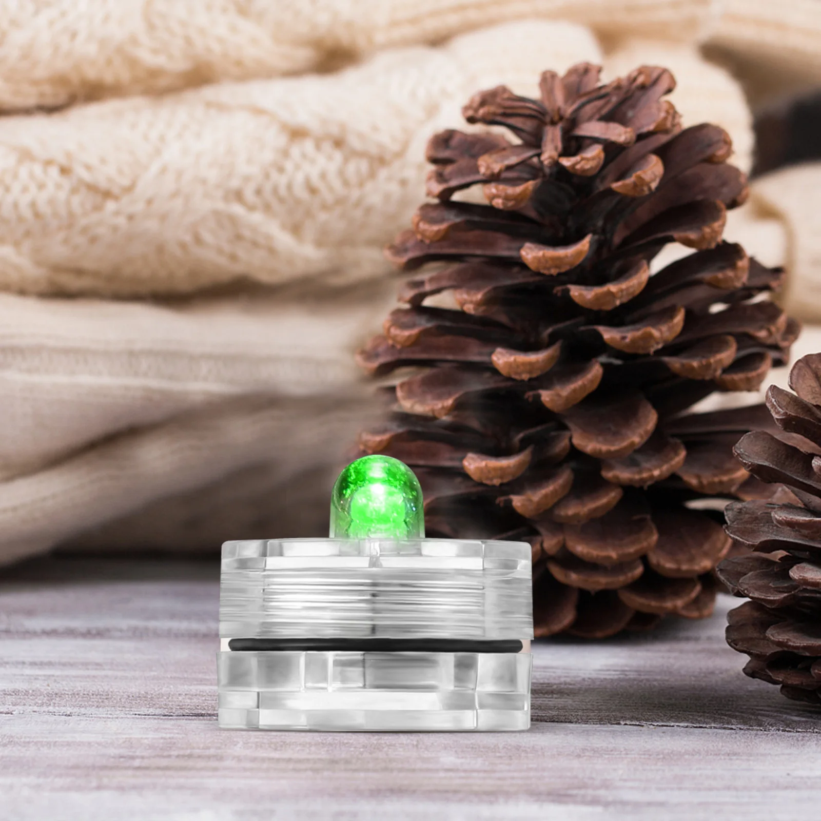 

12 Pcs LED Electronic C les Rechargeable Tea Lights Colored Flameless Submersible Bath Dripping Water Home Decor Gifts Party LED