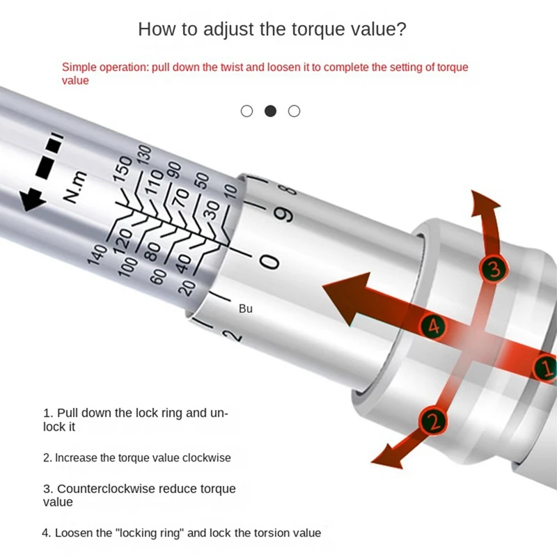 Imagem -03 - Chave de Torque Ajustável para Sistemas Hvac Mini-split e Refrigeração Open End a 30 nm 30 mm