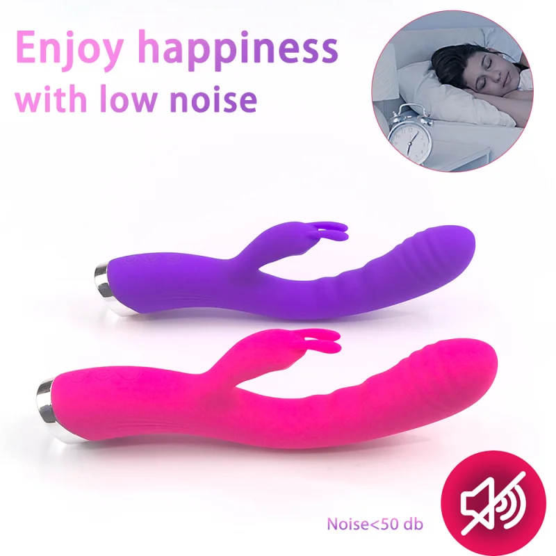 Cross-border New Vibrator Realistic Dildo Female Masturbation Stick Double-Headed Strong Vibration Flirting Couple Sex Toys
