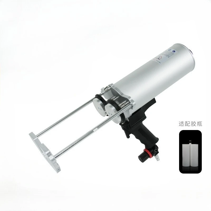 1500Ml 1:1 Pistol Caulking Pneumatik, Pistol Pengeluaran Pneumatik, Pistol Caulking Bertenaga Udara untuk Kartrid Berdampingan untuk Semprotan