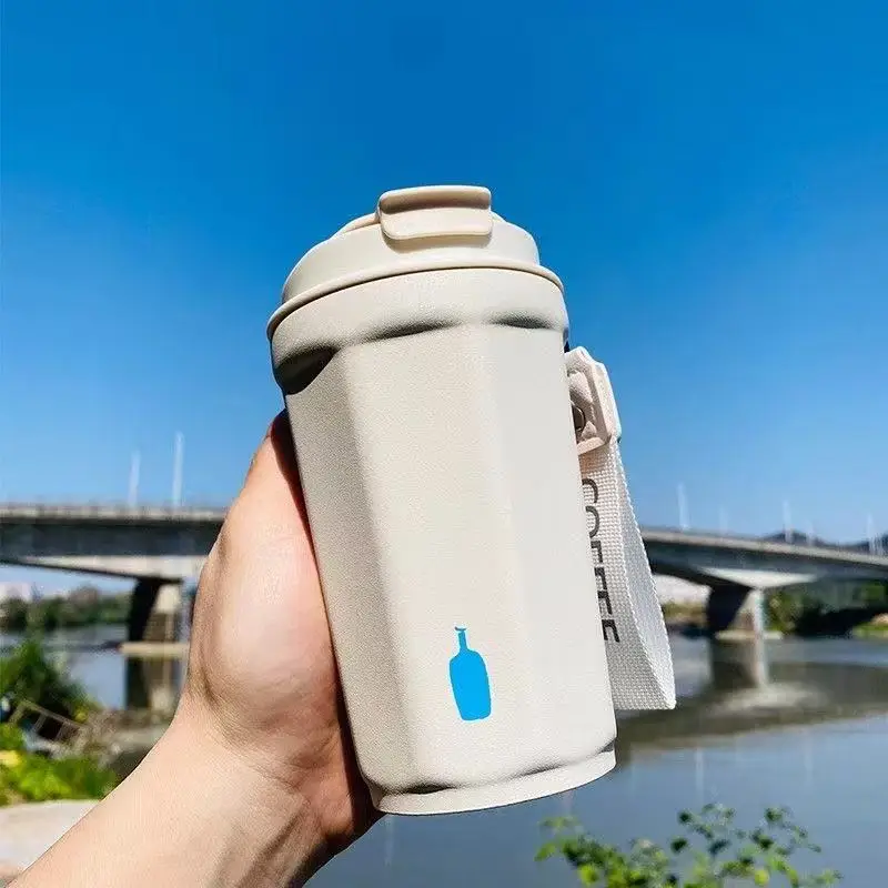 260/450 مللي عنصر يومي ترمس كوب قهوة محمول 316 من الفولاذ المقاوم للصدأ ختم أمان عيار كبير تخزين قوارير مفرغة كوب