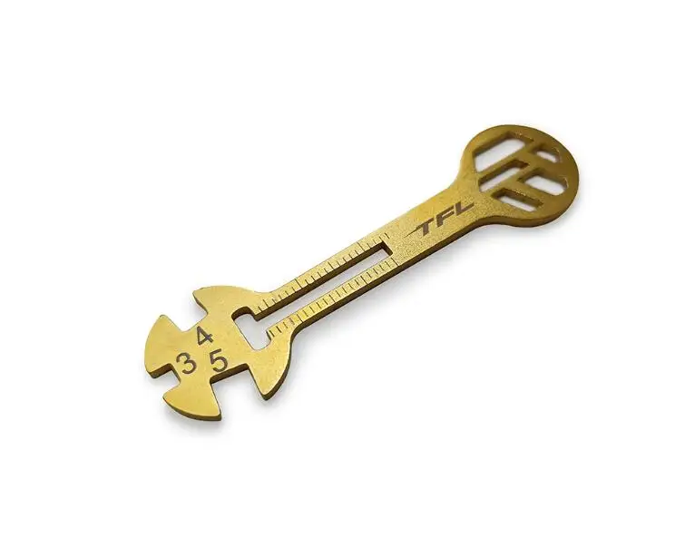 

Gold Plated Tool Wrench/ Multifunction Snowflake Wrench HexagonAl Universal Portable Snowflake Wrench Tool