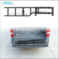 Zinky Car Rear Tailgate Climbing Ladder Pickup Truck Step Tailgate Ladder for Ford Maverick 2022+ Aluminum Alloy Accessories