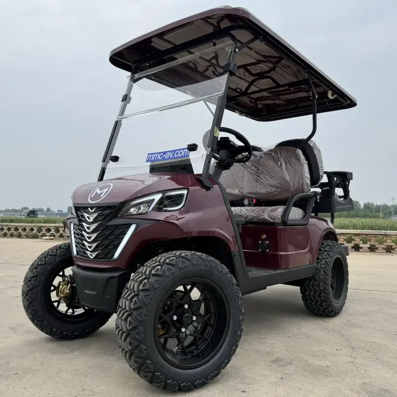 New Street Legal Off Road Hunting Golf Cart 48V Lithium Custom Golf Cart Outdoor Adventure 4 Seat Golf Cart