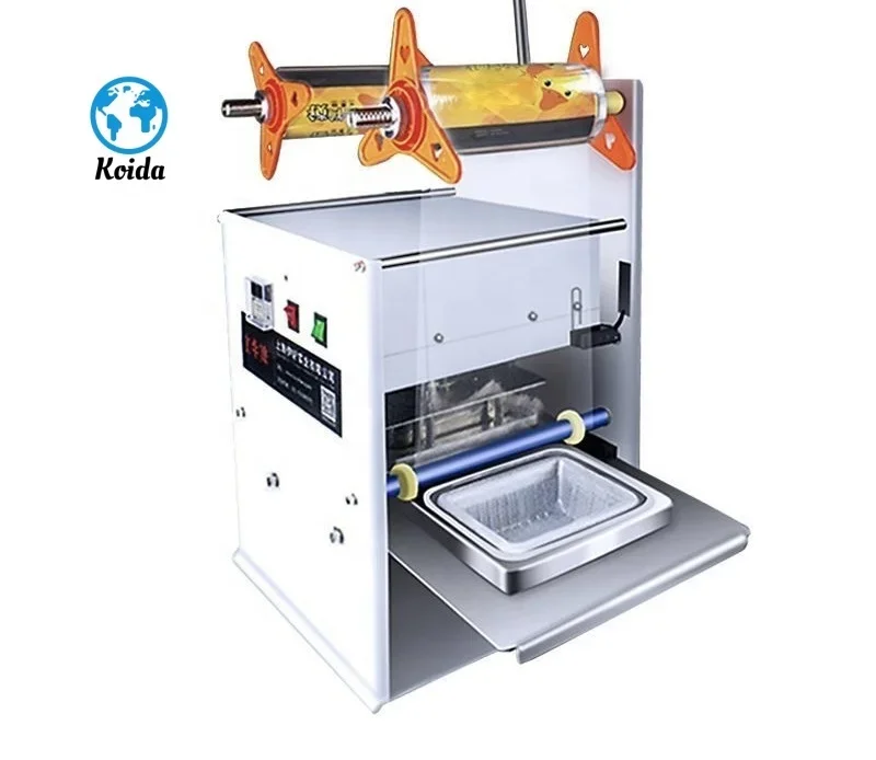 

Полуавтоматическая упаковочная машина TLF, карта, ланч-бокс, машина для запечатывания лотков для продажи, упаковочная машина для бумажных стаканчиков с термосваркой 40