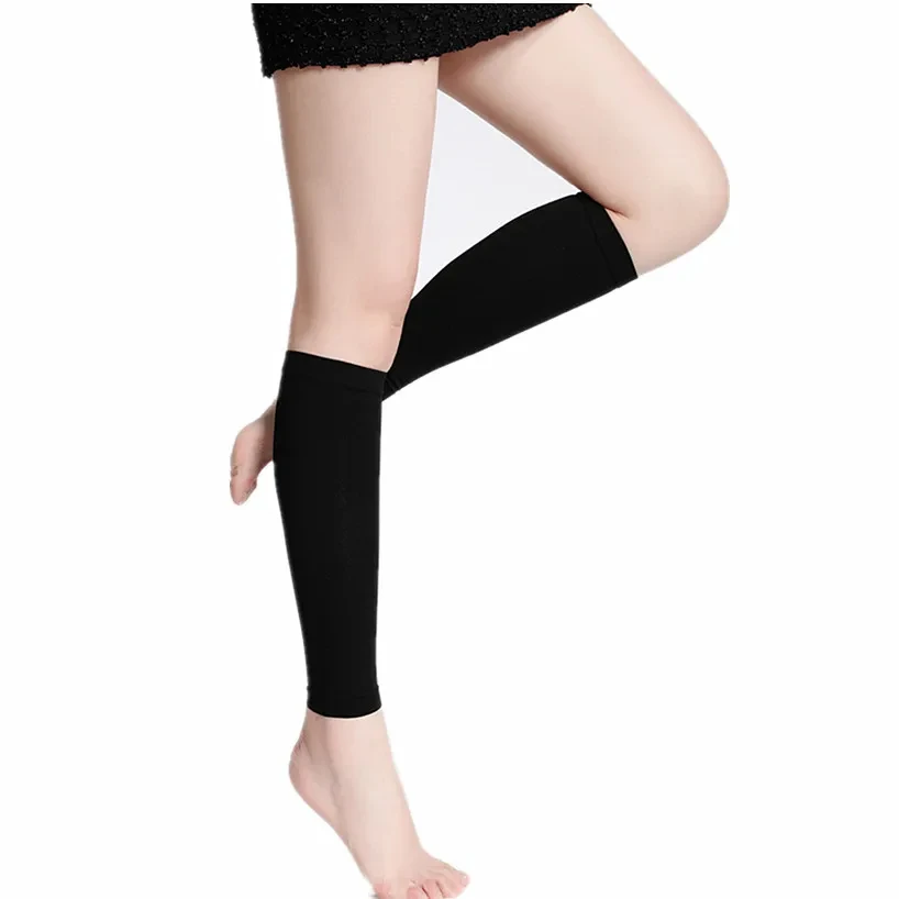 1Pair Varicose Vein Fatigue Relief Leg Warmer Compression Calf Sleeve Sock Long Stocking Elastic Leg Support Leg Shin Sock