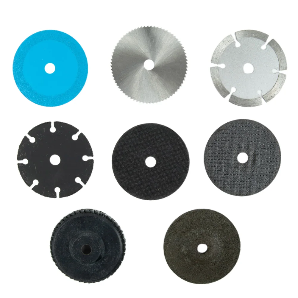 8pcs/Set Metal Cutting Disc 75mm Saw Blade Grinding Wheel Angle Grinder Attachment Grinding Chamfering Polishing Cutting Tools