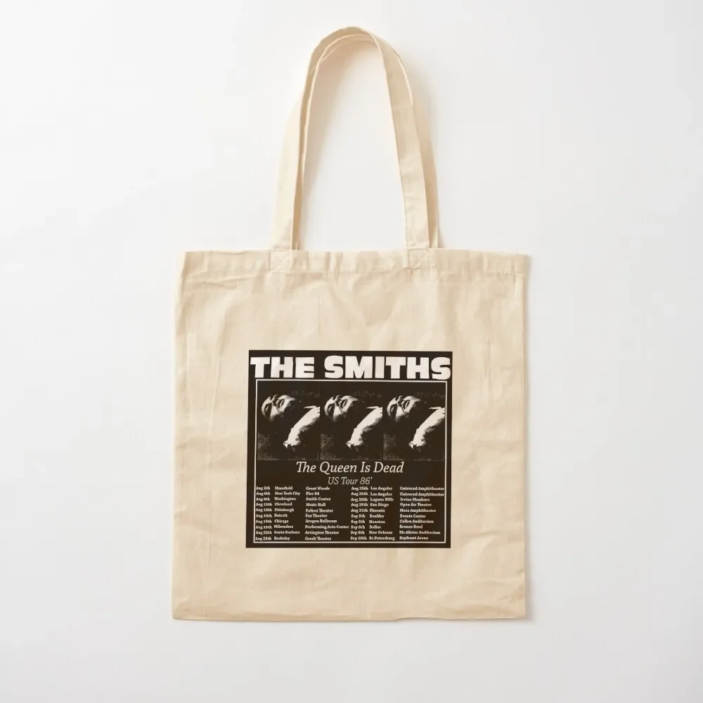 

The Smiths US Tour 86,The Queen is Dead - White Tote Bag sacs de shopping Lady bag female bag