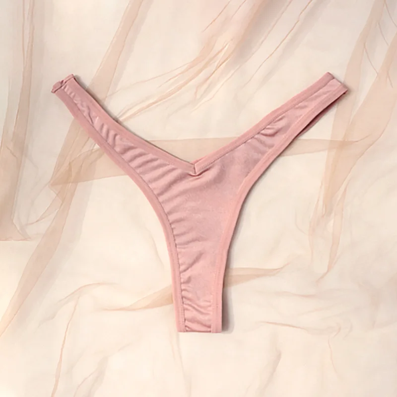 Sexy einfache Low Waist Slips Damen Großhandel Tanga neue Hüfthebehose in Europa und Amerika – Detail 9