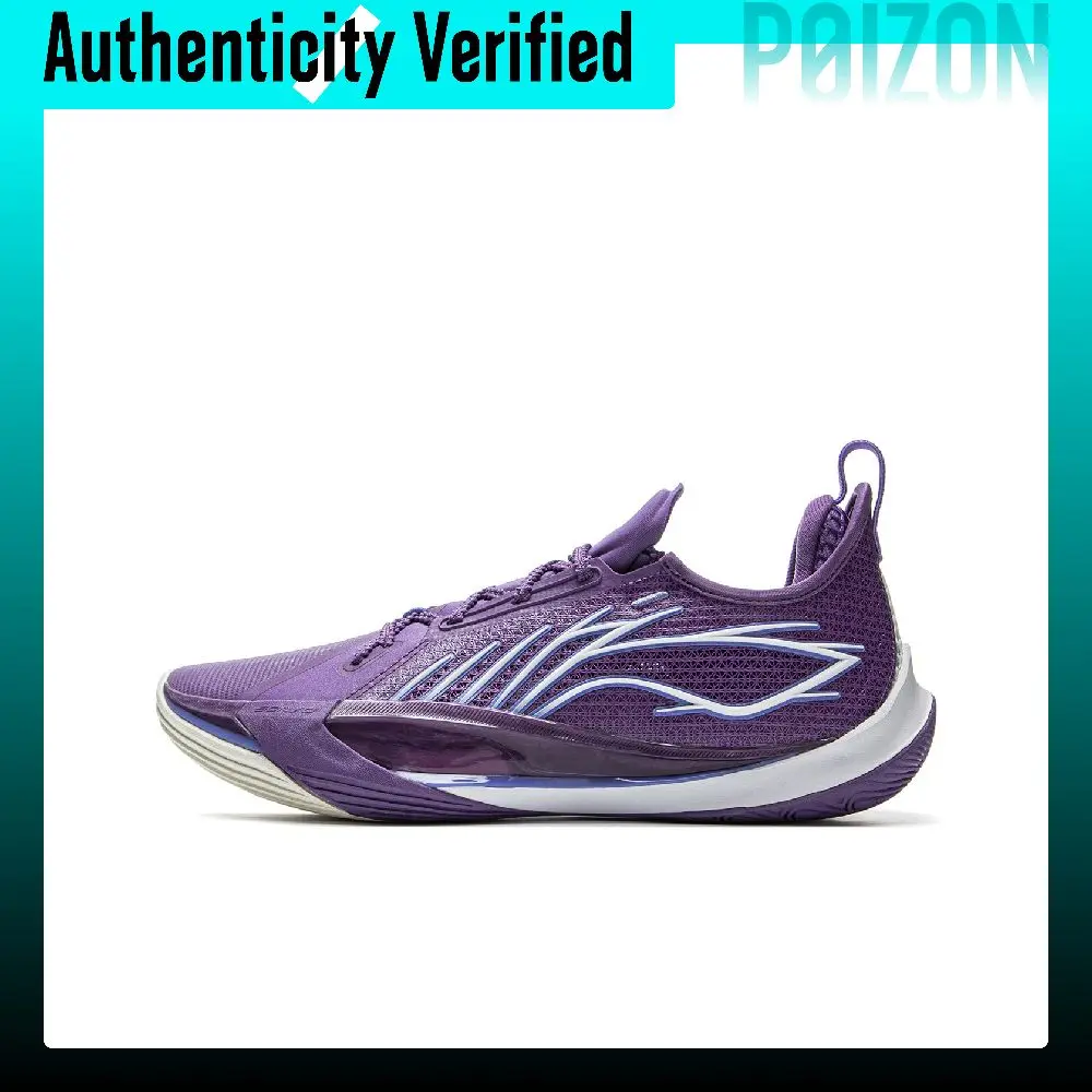 Li Ning Sonic 13 Low top Basketball Shoes Men's Mineral Purple ABAV025-6